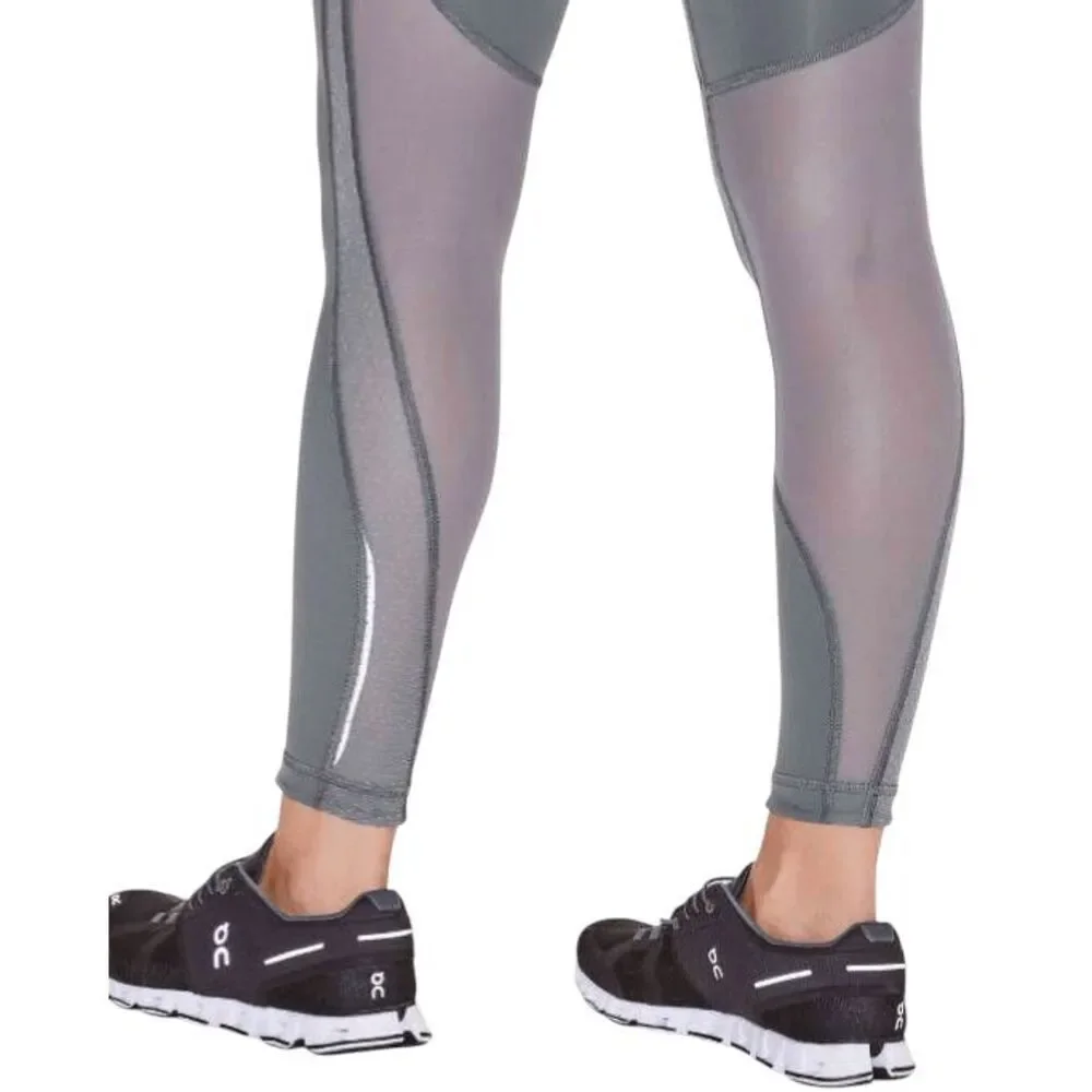 LULULEMON ATHLETICA Run Smoothly 7/8 Tight 25' In Titanium Size 6